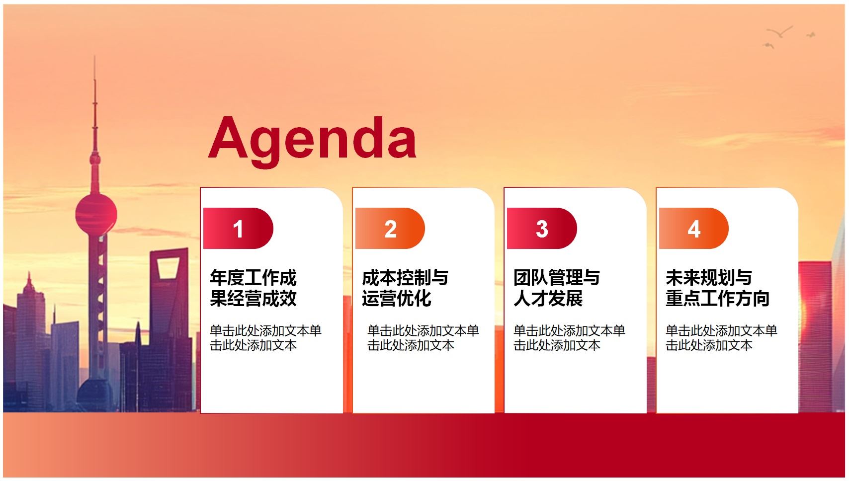 【PPT202308006】红色国企通用年终总结 第 5 张